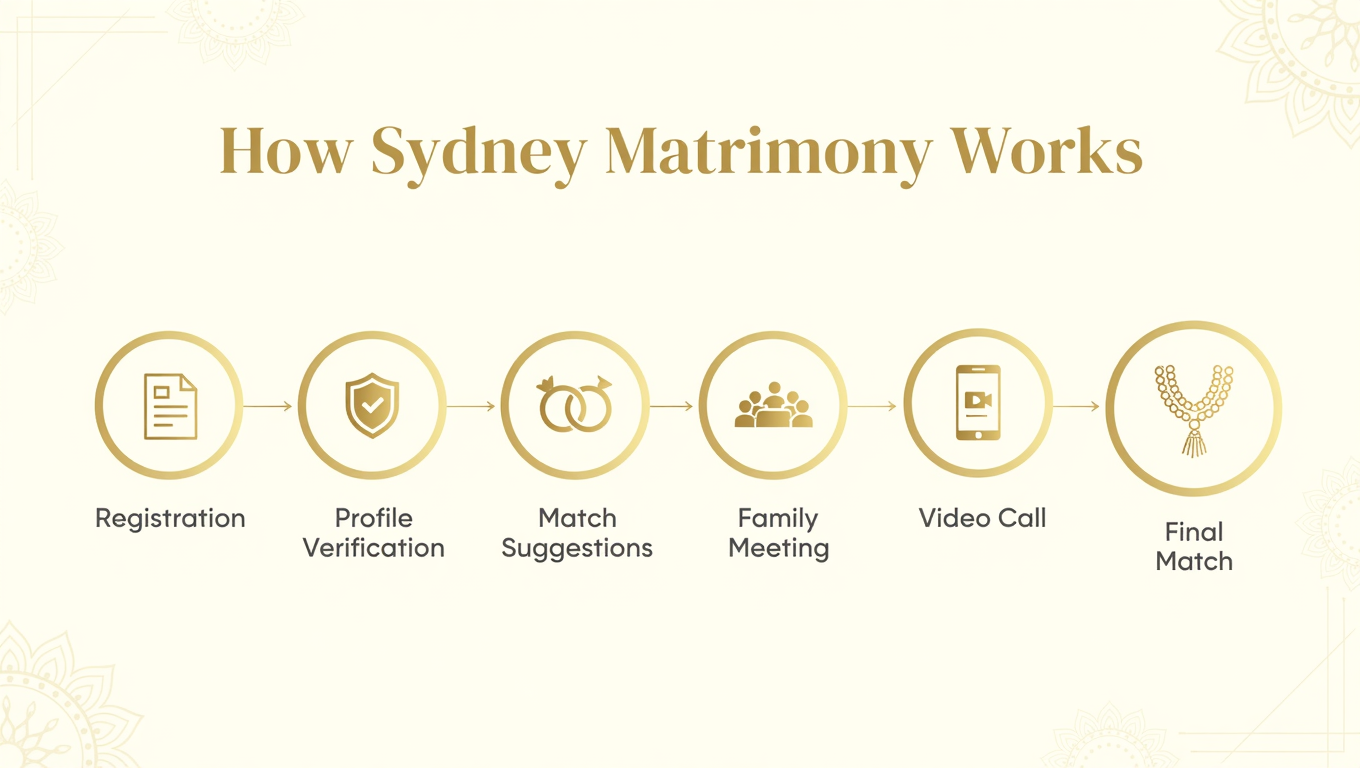 Punjabi Sikh families visiting a Sydney matrimony office for matchmaking services